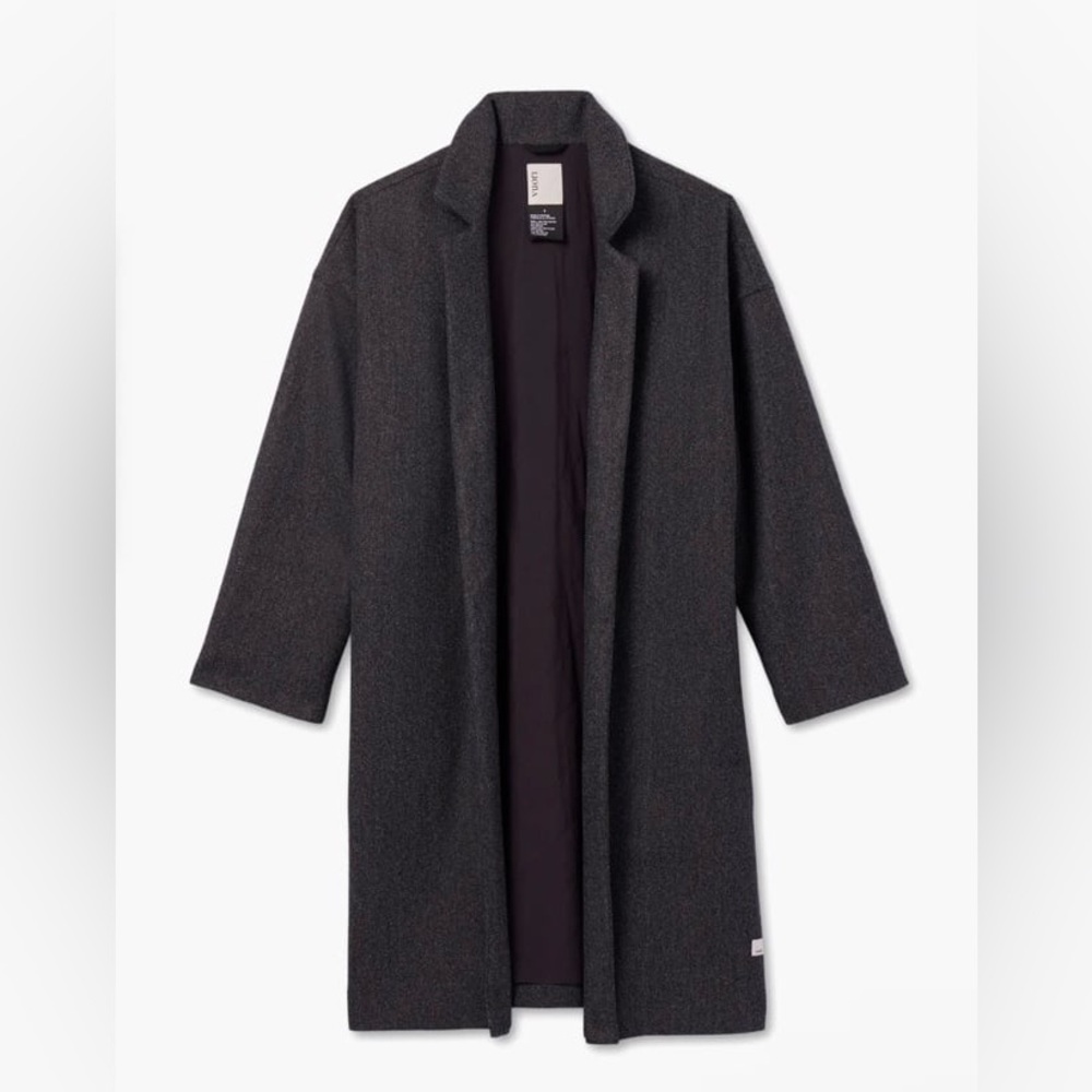 Vuori Soho Melton Trench Jacket Sz. Large BNWT - Picture 4 of 4
